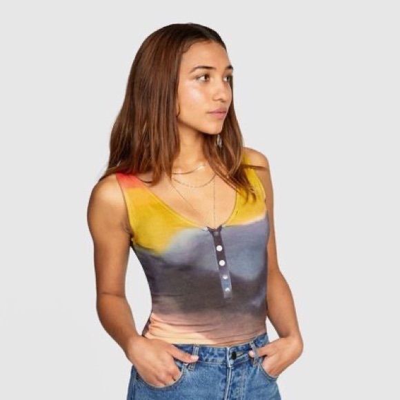 🌴RVCA Westwood Tie Dye Tank Top🌴 - Picture 7 of 9